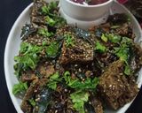 A picture of step 10 of Colocasia OR Arbi Leaves Dhokla (Gujarati Special).