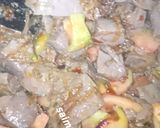A picture of step 2 of Masala kaleji😋مصحالہ کلیجی 💞.