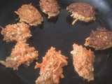 Fritos de zanahoria diferentes