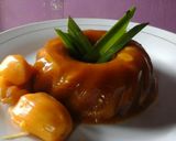 Foto langkah ke 5 dari resep Puding labu toping nangka.