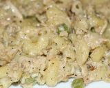 A picture of step 4 of Cheezy macroni.