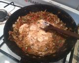 Foto del paso 3 de la receta: Carré de cerdo con salsa de champiñones y papas doradas