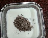 A picture of step 1 of Chia pudding.