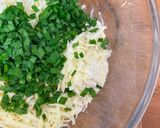 A picture of step 2 of Cheese and wild garlic scones.