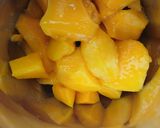 A picture of step 1 of My Mermaid Mango Lassi.
