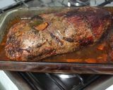 Foto del paso 4 de la receta: Carne de pollo ganso braseado, con salsa de champiñones