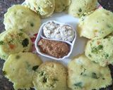 A picture of step 1 of Mix veg sooji & daal idli.
