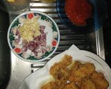 Foto langkah ke 4 dari resep Ayam Tepung Saus Mentega.