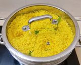 Hình bước làm 3 của món Xôi dành dành