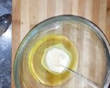 A picture of step 1 of Eggless Mango cake.