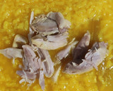 Foto del paso 4 de la receta: Sopa de "amor" con arroz y pollo