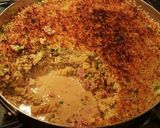 A picture of step 13 of Sausage and Mushroom Pasta in a Parmesan Cream.