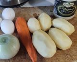 A picture of step 1 of Potato, Carrot, and Egg Salad.