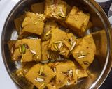 बेसन की बर्फी (besan ki barfi recipe in Hindi) रेसिपी चरण 9 फोटो
