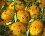A picture of step 14 of Egg Do Pyaza.