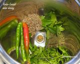 A picture of step 2 of Kodo millet-mixed lentils dosay/harka adai dosay.