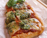 Foto del paso 12 de la receta: Focaccia casera de boloñesa, queso y pesto