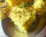 A picture of step 4 of Dhokla (rice, dal).