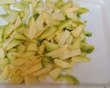 A picture of step 1 of Mango khatti meethi Chutney.
