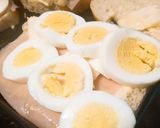 Foto del paso 1 de la receta: Sándwich de  pan lactal casero con roquefort y secreto para que sea esponjoso