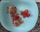 Foto del paso 5 de la receta: Salmón al horno con bacon y cebolla caramelizada