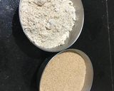 A picture of step 1 of Wheat bran and oats uttapam.