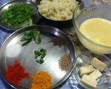 A picture of step 2 of Cheese vada.