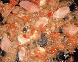 A picture of step 2 of Tawa Biryani.