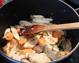 Szűzpecsenye ördögszekér gomba raguval recept fázis 2 fotója