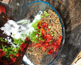 Foto del paso 5 de la receta: Ensalada de lentejas con emulsión de aceite de oliva virgen extra, vinagre y limón
