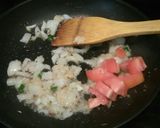 A picture of step 2 of Masala Pasta (Indian style pasta).