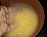 A picture of step 2 of Moong dal namkeen.