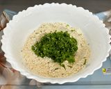 A picture of step 3 of Jowar Lauki (Bottlegourd) Thalipith.