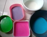 Foto langkah ke 1 dari resep Lapis Sagu Pelangi Endesss.