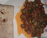 Masala bhindi with chapati recipe step 10 photo