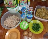 Foto langkah ke 1 dari resep Tahu Bakso Ayam.