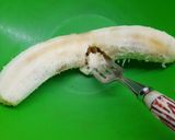 Foto del paso 1 de la receta: Pancakes de banana al microondas