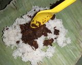 Foto langkah ke 8 dari resep Nasi Bakar All Varian (ada isi rendang, isi ayam teri, ikan P).