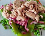 Foto del paso 4 de la receta: Ensalada de judía, guisantes y atún