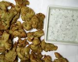 A picture of step 5 of Cauliflower fritters.