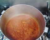 A picture of step 6 of Spaghetti jollof & torn titus smoked fished.