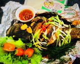 Hình bước làm 5 của món Cá song (cá mú) nướng giấy bạc