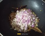 A picture of step 3 of Aloo Gobhi Matar Curry.