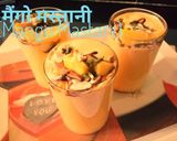 A picture of step 1 of Mango Mastani.
