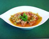 Foto del paso 6 de la receta Tacos de ternera en salsa con judías planas