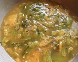 A picture of step 8 of Lentil Fritters in Ridge Gourd Curry.