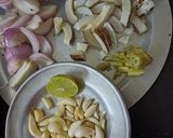 A picture of step 1 of Mutton masala.