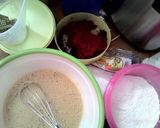 Foto langkah ke 2 dari resep Eggless gluten free carrot beetroot ginger cake ala cfl.