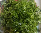 A picture of step 2 of Spinach toast.