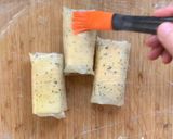 A picture of step 3 of Phyllo Rolls with Feta.
